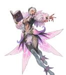  1girl alternate_costume aversa_(fire_emblem) aversa_(resplendent)_(fire_emblem) book boots breasts bridal_gauntlets cape dark-skinned_female dark_skin detached_sleeves dress facial_mark fingernails fire_emblem fire_emblem_awakening fire_emblem_heroes flower frills full_body grey_hair highres large_breasts long_hair long_sleeves looking_away makitoshi0316 non-web_source official_art open_book open_mouth parted_bangs pelvic_curtain plant red_eyes short_dress smile solo thigh_boots transparent_background vines 