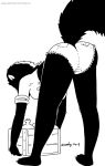  alcohol anthro beverage bottomwear breasts butt catherine_o&#039;daisies clothing female hotpants mammal mature_female mephitid shorts side_boob skunk tegerio zandar&#039;s_saga 