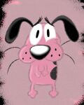  anthro canid canine canis cartoon_network courage_the_cowardly_dog courage_the_cowardly_dog_(character) domestic_dog feral male mammal misael4ever solo 