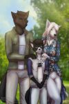  anthro canid canine canis child father female hi_res icy-marth male mammal mother parent wolf young 