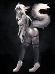  absurd_res anthro bondage_gear charr felid female furmessiah_(character) guild_wars hi_res inviting_to_sex mammal pantherine smile snow_leopard solo standing teysi_fox 