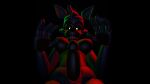  16:9 3d_(artwork) 4_fingers android anthro breasts canid canine dark digital_media_(artwork) erection eyes female fingers five_nights_at_freddy&#039;s five_nights_at_freddy&#039;s_world fox genitals green_light gynomorph hair hair_white hi_res humanoid intersex lolbit_(fnaf) machine mammal penis red_light robot scottgames sfmbob sister_location solo surprise widescreen 