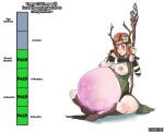  absurd_res areola belly big_belly breasts critical_role egg elf female hair hi_res huge_belly humanoid humanoid_pointy_ears hyper hyper_belly hyper_pregnancy keyleth nipples oviposition pregnant red_hair sitting solo staff zaunis 