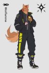  absurd_res canid canine canis clothing costume fursuit hi_res kemono male mammal moonfangwolf techwear wolf wolfanine 