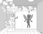  age_difference anthro bat bathing bedroom_eyes big_breasts breasts canid canine duo female fox imminent_sex licking licking_lips male male/female mammal michiyoshi miles_prower narrowed_eyes nude rouge_the_bat seductive sega shower showering sonic_the_hedgehog_(series) steam thighs tongue tongue_out towel young younger_male 