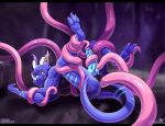  anal anal_penetration anthro arms_tied bound dragon hi_res knot legs_in_air male meowcephei penetration sex solo tentacle_in_ass tentacle_penetration tentacle_sex tentacles 