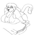  2016 accessory anthro belly big_breasts black_and_white breasts car clothing danellz felid female furgonomics hair hi_res huge_breasts jewelry kathy_(danellz) lion mammal monochrome nipple_outline obese obese_anthro obese_female open_mouth overweight overweight_anthro overweight_female pantherine ring sketch solo tail tail_accessory tail_jewelry tail_ring vehicle 