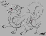  anatomically_correct anatomically_correct_genitalia anatomically_correct_pussy animal_genitalia animal_pussy arcanine blush blush_lines bodily_fluids canine_genitalia canine_pussy chest_tuft claws cloud04 dripping female feral fluffy fluffy_tail fur fur_markings generation_1_pokemon genital_fluids genitals hi_res looking_at_viewer markings nintendo paws pink_pussy pokemon pokemon_(species) presenting presenting_pussy pussy pussy_juice raised_paw red_eyes sketch smile smiling_at_viewer solo tail tongue tongue_out tuft 