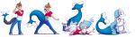  absurd_res anthro big_breasts blue_eyes blue_hair breasts brown_hair clothed clothing colored eyelashes falling female gender_transformation generation_7_pokemon growth hair hi_res human legs_merging long_hair male mammal mtf_transformation nintendo pokemon pokemon_(species) primarina simple_background solo solo_focus species_transformation surprised_expression tail tail_growth tomek1000 touching_breast transformation white_background white_body white_skin 
