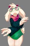  abstract_background absurd_res blush bottomless bovid caprine clothed clothing darkner deltarune eyewear fur glasses goat green_clothing hi_res horn kasu_g_mond male mammal mostly_nude purple_eyes ralsei robe robe_only scarf solo undertale_(series) white_body white_fur 