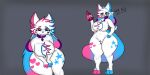  absurd_res anthro big_breasts breasts crystal_sprinkles female hi_res hybrid solo thick_thighs wide_hips xionthedog 