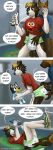 absurd_res anthro bluey_(series) canid canine canis clothed clothing comic diaper diaperdork digital_media_(artwork) domestic_dog duo english_text grope hi_res infantilism male male/male mammal plushie speech_bubble text toy 