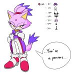  anthro bikini blaze_the_cat clothing domestic_cat felid feline felis female fixink genitals hi_res mammal penis sega solo sonic_the_hedgehog_(series) swimwear twitter twitter_strip_poll undressing 