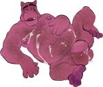  2022 after_orgasm alpha_channel anthro balls belly big_balls big_belly bodily_fluids body_hair common_hippopotamus cum cum_on_balls cum_on_belly cum_on_body cum_on_self foreskin genital_fluids genitals hairy hairy_balls hand_on_stomach hi_res hippopotamid likanen looking_aside male mammal moobs murray_hippopotamus nipples nude overweight overweight_male penis pink_body simple_background sly_cooper_(series) solo sony_corporation sony_interactive_entertainment sucker_punch_productions transparent_background unretracted_foreskin 