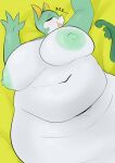  2023 29:41 4_fingers :3 anthro apode areola bed belly big_belly big_breasts black_text breasts colored countershading digital_drawing_(artwork) digital_media_(artwork) ellipsis eyes_closed female female_anthro fingers furniture generation_5_pokemon green_areola green_body green_countershading green_nipples green_tail half-length_portrait hi_res huge_breasts legless lying miranda_(plantedpot) morbidly_obese morbidly_obese_anthro morbidly_obese_female navel nintendo nipples non-mammal_breasts non-mammal_navel non-mammal_nipples nude nude_anthro nude_female obese obese_anthro obese_female on_back on_bed open_:3 open_mouth orange_mouth overweight overweight_anthro overweight_female plantedpot pokemon pokemon_(species) pokemorph portrait reptile reverse_countershading scalie serpentine serperior simple_background sleeping snake solo sound_effects tail text vowelless vowelless_sound_effect white_belly white_body white_breasts wide_hips yellow_background zzz 