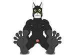  2020 5_toes abs alpha_channel anthro balls black_balls black_body black_fur blacksad countershade_face countershade_feet countershading domestic_cat feet felid feline felis flaccid foot_focus front_view fur genitals green_sclera grey_feet hi_res humanoid_feet john_blacksad jollyville male mammal muscular muscular_anthro muscular_male nipples nude pecs penis penis_tip pink_nipples pink_nose pink_penis_tip plantigrade prick_ears sitting smile smiling_at_viewer soles solo spread_toes toes whiskers white_body white_ears white_fur white_whiskers 