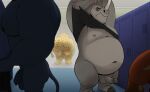  absurd_res anthro bathing belly benjamin_clawhauser black_body black_fur blush blush_lines bovid bovine butt butt_grab canid canine cape_buffalo casual_erection casual_exposure casual_nudity cheetah chief_bogo disney erection ethan_costas_(artist) felid feline fox fur genitals grey_body grey_skin group hand_on_butt hi_res locker locker_room male male/male mammal navel nick_wilde nipples nude obese obese_anthro obese_male officer_mchorn overweight overweight_anthro overweight_male penis rear_view red_body red_fur rhinoceros shower shower_room showering spots spotted_body spotted_fur taking_off_shirt vein veiny_penis yellow_body yellow_fur zootopia 