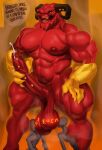  abs anthro ball_lick ball_suck balls barazoku baron_of_hell biceps big_muscles big_pecs bodily_fluids claws cum demon dialogue doom_(series) erection faceless_character faceless_male genital_fluids genital_piercing genitals group hi_res horn human humanoid humanoid_genitalia humanoid_penis id_software justmegabenewell licking male male/male mammal masturbation moobs muscular muscular_male muscular_thighs musk musk_clouds nipples nude oral pecs penis penis_piercing piercing pose serratus sex size_difference speech_bubble sucking sweat text tongue tongue_out triceps trio 