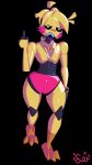  angry animatronic avian bird blush camel_toe chicken clothing female five_nights_at_freddy&#039;s five_nights_at_freddy&#039;s_2 galliform gallus_(genus) gesture hi_res humanoid machine middle_finger panties phasianid robot scottgames solo stellawisps toy_chica_(fnaf) tsundere underwear 
