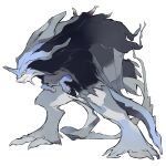  animal_focus closed_mouth full_body highres keroreud no_humans pokemon pokemon_(creature) simple_background solo walking_wake white_background 