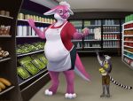  anthro duo female feral grocery kobold lemur lemurlemurovich male male/female mammal primate strepsirrhine 