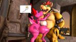  anthro areola big_breasts birdo birdo_(character) bow_accessory bowser breasts butt castle claws clitoris clothing cobaltapple collar crown detailed_background digital_media_(artwork) duo eyewear feet female genitals glasses goomba headgear headwear hi_res humanoid inside koopa lakitu male mammal mario_bros muscular nintendo nipples nude pink_body plant pussy reptile scalie siphon_(anatomy) sperm_cell spikes tail thick_thighs toe_claws 