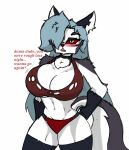  anthro big_breasts blush breasts canid canid_demon demon english_text female hellhound helluva_boss hi_res loona_(helluva_boss) mammal pace-maker small_waist solo text thick_thighs wide_hips 