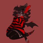  absurd_res anthro bat bat_wings bluehairedwolf_(artist) clothed clothing female fur hair hi_res leaf-nosed_bat mammal membrane_(anatomy) membranous_wings microbat simple_background solo valerie_the_vampire_bat(bluehairedwolf) vampire_bat wings yangochiropteran 