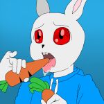  blue_background carret highres non-web_source rabbit rexmaxpro21 yaoi 