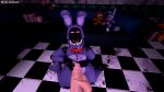  2023 3d_(artwork) animatronic anthro bodily_fluids bow_tie checkered_floor cum cum_in_mouth cum_inside digital_media_(artwork) dildo duo erection first_person_view five_nights_at_freddy&#039;s five_nights_at_freddy&#039;s_2 furniture genital_fluids genitals gift hi_res kneeling lagomorph leporid looking_at_viewer looking_pleasured machine male male/male mammal nsg_editor nude penetrable_sex_toy penis plushie rabbit robot scottgames sex_toy sofa source_filmmaker withered_bonnie_(fnaf) 