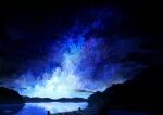  alu.m_(alpcmas) dock lake night night_sky no_humans original outdoors reflection reflective_water scenery signature sky star_(sky) starry_sky water 