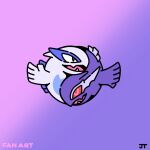  1:1 2023 ambiguous_gender avian biped black_eyes blue_body blue_feathers digital_drawing_(artwork) digital_media_(artwork) duo english_text feathered_wings feathers feral flat_colors generation_2_pokemon gradient_background hi_res james_turner legendary_pokemon lugia monotone_body monotone_feathers multicolored_body multicolored_feathers nintendo nude open_mouth pokemon pokemon_(species) pupils purple_background purple_body purple_feathers red_eyes red_pupils red_sclera shadow_lugia shadow_pokemon signature simple_background teeth text tongue toony two_tone_body two_tone_feathers white_body white_feathers wings yin_yang 