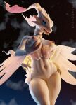  anthro female generation_5_pokemon hi_res legendary_pokemon mammal nintendo pokemon pokemon_(species) reshiram solo wayvemayker 