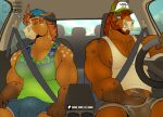  anthro biceps clothing duo equid equine hat headgear headwear hi_res horse johnny_rock male male/male mammal muscular muscular_anthro muscular_male nephew_(lore) nipples pecs shawd uncle_(lore) uncle_and_nephew_(lore) 