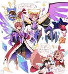  &gt;_&lt; 2boys 2girls alternate_universe angry barefoot bendedede black_hair blush_stickers braid butterfly_wings clenched_hands copy_x_(mega_man) crown crystal crystal_wings digital_dissolve dress evil_smile excited fairy fairy_wings glasses gold_trim halo highres huge_claws imagining jacket kirby kirby_(series) kirby_64 long_coat long_jacket magolor mega_man_(series) mega_man_zero multiple_boys multiple_girls opaque_glasses open_mouth parody red_dress red_eyes red_jacket red_skirt ribbon_(kirby) ripple_star_queen shaded_face shirt skirt sleeves_past_fingers sleeves_past_wrists smile squee sweatdrop third_eye twin_braids very_long_sleeves what white_armor white_shirt wings worried 