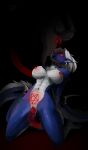  absurd_res anthro blue darkness demon dragon female female/female hi_res satan sofi_harper solo tentacles 