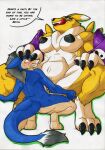  anthro bandai_namco black_sclera blue_eyes breasts digimon digimon_(species) dominant dominant_female duo female fur hi_res larger_female male male/female male_penetrating penetration renamon rotten_owl sergal sex size_difference tuft 