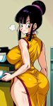  ai-generated ass chi-chi_(dragon_ball) dragon_ball mature_female non-web_source 