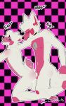  anthro bear canid canine dogisshark duo five_nights_at_freddy&#039;s fox funtime_foxy_(fnafsl) funtime_freddy_(fnafsl) grabbing_throat hi_res knees_bent male male/male mammal scottgames sister_location 