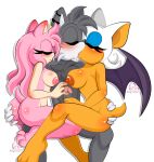  2023 50:53 absurd_res alpha_channel amy_rose amyrose116 anthro anthro_on_anthro areola bat blue_eyeshadow canid canine canon_x_oc digital_media_(artwork) eulipotyphlan eyes_closed eyeshadow female ffm ffm_threesome fox fur grey_body grey_fur grey_hair group hair hedgehog hi_res kiss_on_lips kissing long_hair makeup male male/female mammal nipples pink_body pink_fur rouge_the_bat sega simple_background sonic_the_hedgehog_(series) tan_body tan_skin transparent_background trio white_hair 