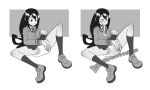  amphibian amphibian_humanoid animal_humanoid asui_tsuyu black_eyes black_hair blush bodily_fluids bottomwear clothed clothing clothing_lift diaper diaper_under_clothing exposed_diaper female footwear frog_humanoid genital_fluids hair hair_loop hi_res humanoid jacket long_hair long_tongue looking_down looking_pleasured masturbation my_hero_academia necktie open_mouth pieceofsoap saliva school_uniform shoes simple_background sitting skirt skirt_lift socks solo sound_effects spread_legs spreading sweat sweatdrop tongue tongue_out topwear touching_diaper uniform urine wet_diaper wetting wetting_diaper 