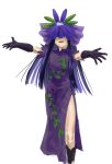  dress eggplant highres mature_female non-web_source purple_dress purple_hair touhou unfinished_dream_of_all_living_ghost yomotsu_hisami 