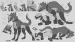  16:9 2023 all_fours anthro anthro_on_feral anthro_penetrated balls bestiality black_and_white cellphone clothing collar duo feral feral_penetrating feral_penetrating_anthro fingerless_gloves genitals gloves handwear hi_res knee_pads male male/male monochrome multiple_positions murskahammas muzzle_(object) muzzled penetration phone scalie sex smartphone widescreen 