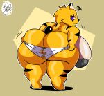  absurd_res anthro big_breasts big_butt breasts butt curvy_figure felid feline female hi_res huge_breasts huge_butt juki_zu mammal nipples nude scratch simple_background solo thick_thighs tubbs_(plaga) voluptuous wide_hips 