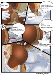  2023 abs absurd_res anal anthro anthro_on_anthro anus balls bear beard big_butt bodily_fluids brown_body brown_fur burnard_(chief_gilbert) butt canid canine canis chief_gilbert comic comic_sans dialogue digital_media_(artwork) domestic_dog duo english_text erection exclamation_point facial_hair foreskin fur genital_fluids genitals german_shepherd gilbert_(chief_gilbert) glans grey_hair hair herding_dog hi_res humanoid_genitalia humanoid_penis male male/male mammal moan mustache nude onomatopoeia open_mouth open_smile oral pastoral_dog penis polar_bear precum retracted_foreskin right_to_left rimming saliva saliva_on_anus sex smile sound_effects talking_to_another talking_to_partner tan_body tan_fur text tongue tongue_out ursine white_body white_fur 