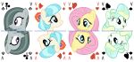  2023 absurd_res accessory alpha_channel blonde_hair blue_hair card coco_pommel_(mlp) earth_pony equid equine female feral flower flower_in_hair fluttershy_(mlp) fortune_telling friendship_is_magic grey_body grey_hair group hair hair_accessory hair_over_eye hasbro headshot_portrait hi_res horse mammal marble_pie_(mlp) multicolored_hair my_little_pony one_eye_obstructed open_mouth open_smile parclytaxel pegasus pink_hair plant playing_card playing_card_template pony portrait simple_background smile tan_body tarot tarot_card vapor_trail_(mlp) white_background wings yellow_body 