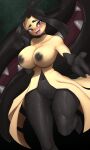  absurd_res big_breasts breasts faejunkie female generation_3_pokemon genitals hi_res mawile nintendo nipples pokemon pokemon_(species) pussy sharp_teeth solo teeth thick_thighs 