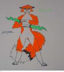  anthro canid canine daggersnaps feral fox hi_res humanoid male male/male mammal nicky1014 red_fox rivelth solo 