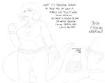  2023 alligator alligatorid anthro badfidhell bald bodily_fluids breasts breeding_request claws clothing crocodilian dialogue duo english_text eyewear female fingers freckles hair hi_res hoodie human i_wani_hug_that_gator inco_(iwhtg) male mammal monochrome nipple_outline olivia_(iwhtg) open_mouth reptile scalie short_hair snout sunglasses sweat text topwear wheelchair 