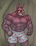  abs angry anthro biceps clothing disney hi_res male mammal meat_fork muscular muscular_anthro muscular_male nipples pecs solo star_vs._the_forces_of_evil suid suina sus_(pig) underwear vein veiny_muscles weakly_(artist) wild_boar 